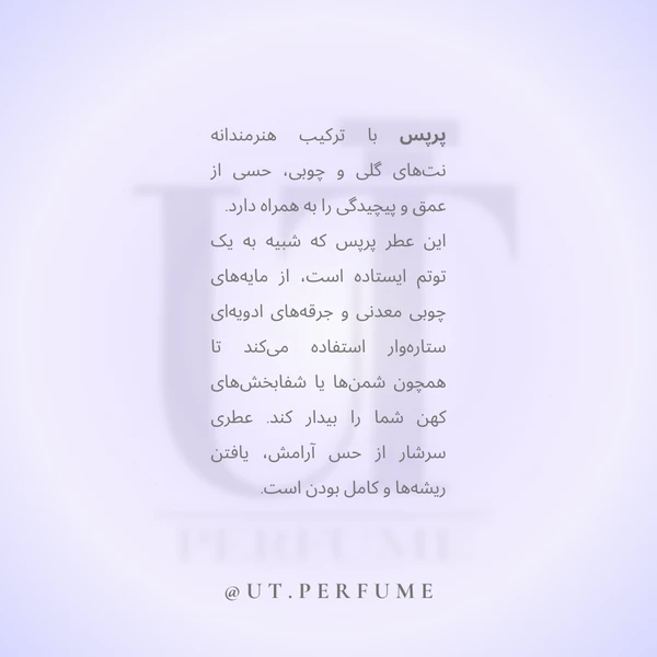 عطر آمواج پِرپِس | Amouage - Purpose